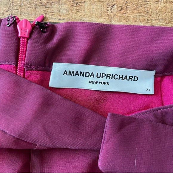 Amanda Uprichard Ariya Wide Leg Sunset Ombre Palazzo Pants with Tie XS - Picture 3 of 9